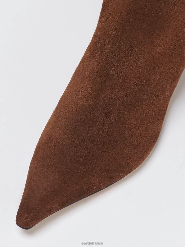 Aeyde Zazie daim marron R4DZ265 chaussure