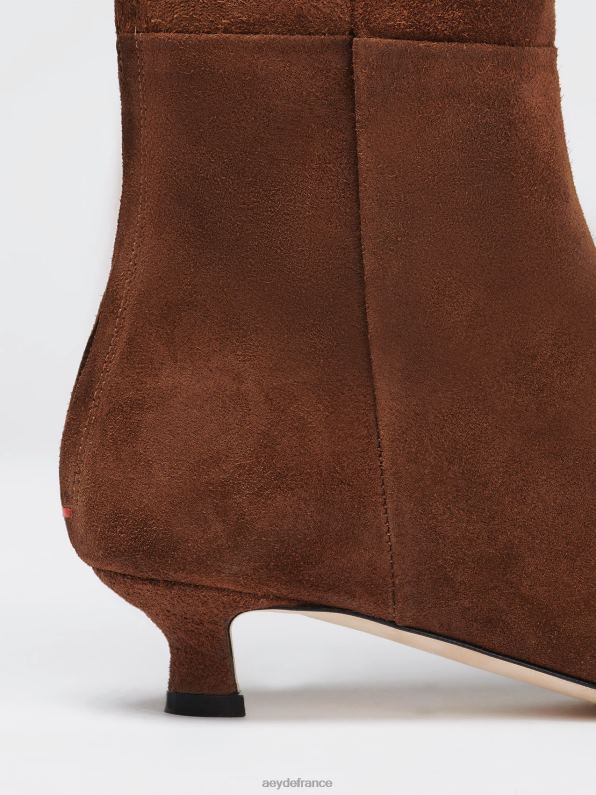 Aeyde Zazie daim marron R4DZ265 chaussure