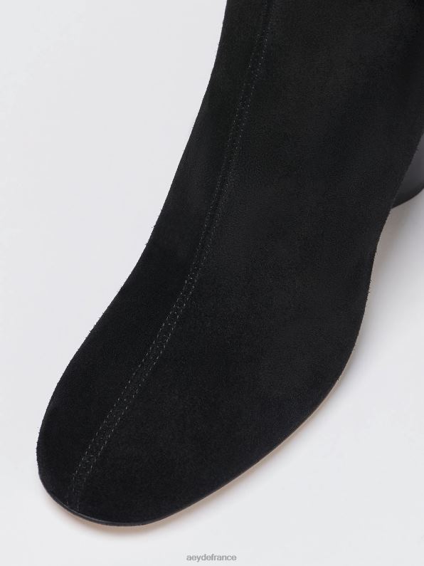 Aeyde ariana Suède noir R4DZ287 chaussure