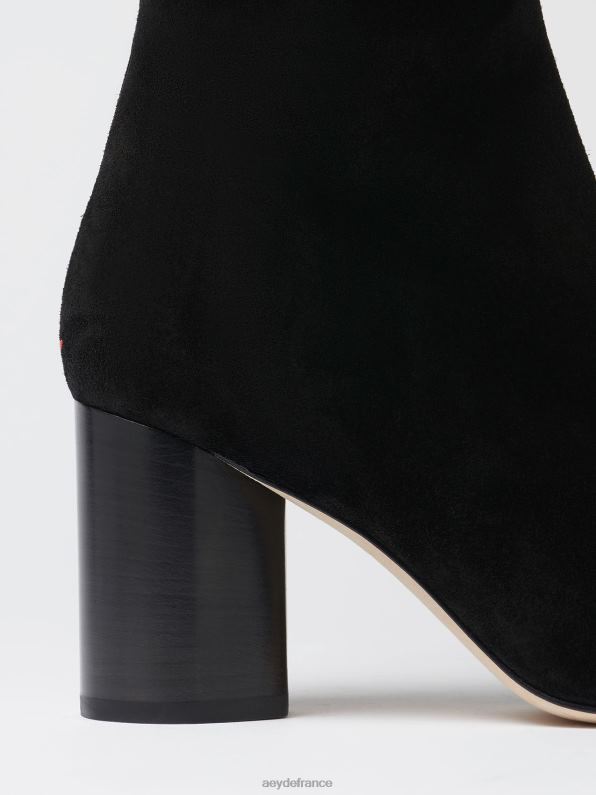 Aeyde ariana Suède noir R4DZ287 chaussure