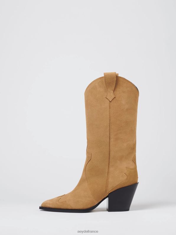 Aeyde ariel daim caramel R4DZ2260 chaussure