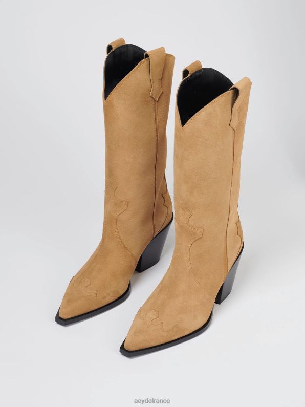 Aeyde ariel daim caramel R4DZ2260 chaussure