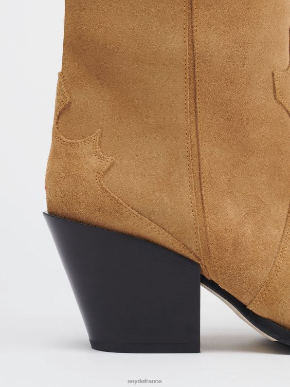 Aeyde ariel daim caramel R4DZ2260 chaussure