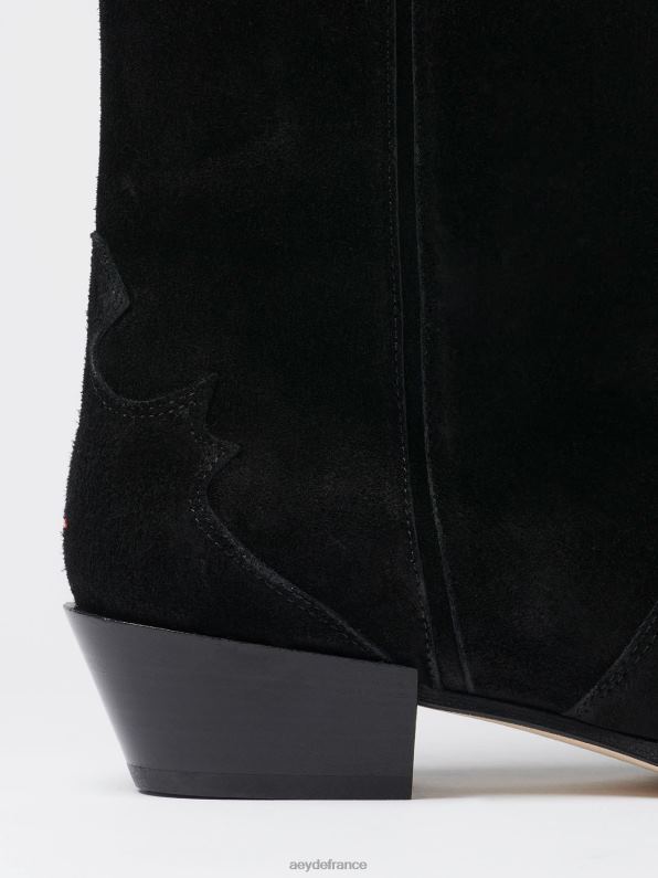 Aeyde aruna Suède noir R4DZ2267 chaussure