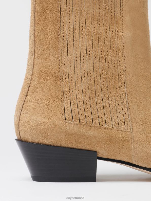 Aeyde bélinda daim caramel R4DZ235 chaussure