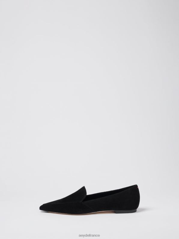Aeyde marthe Suède noir R4DZ2210 chaussure