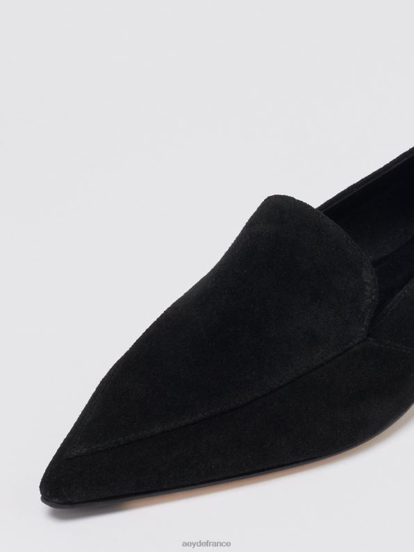 Aeyde marthe Suède noir R4DZ2210 chaussure