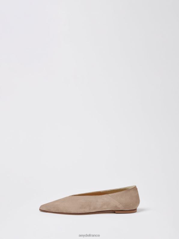 Aeyde moa daim pierre R4DZ2219 chaussure