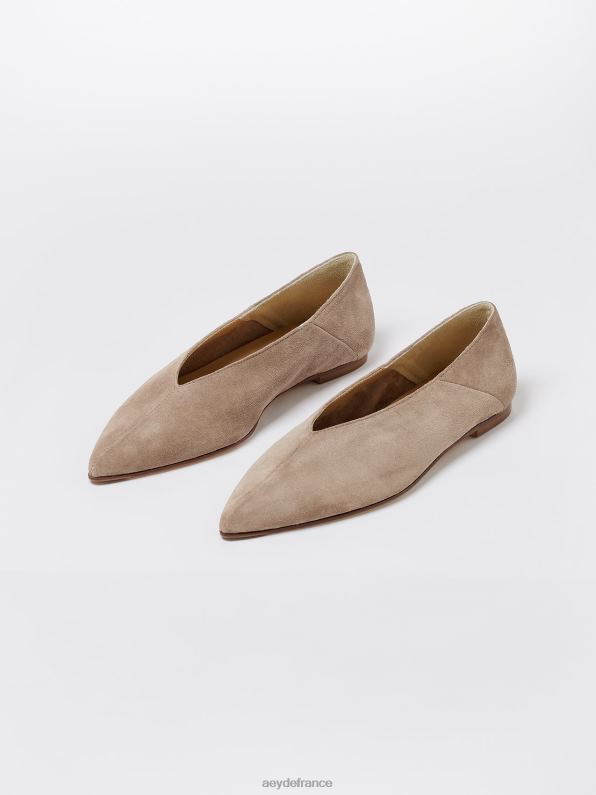 Aeyde moa daim pierre R4DZ2219 chaussure