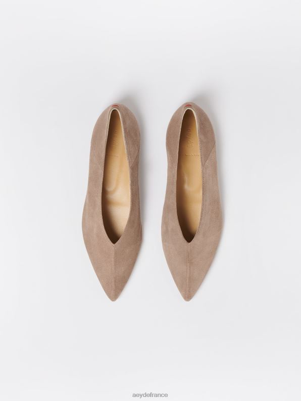Aeyde moa daim pierre R4DZ2219 chaussure