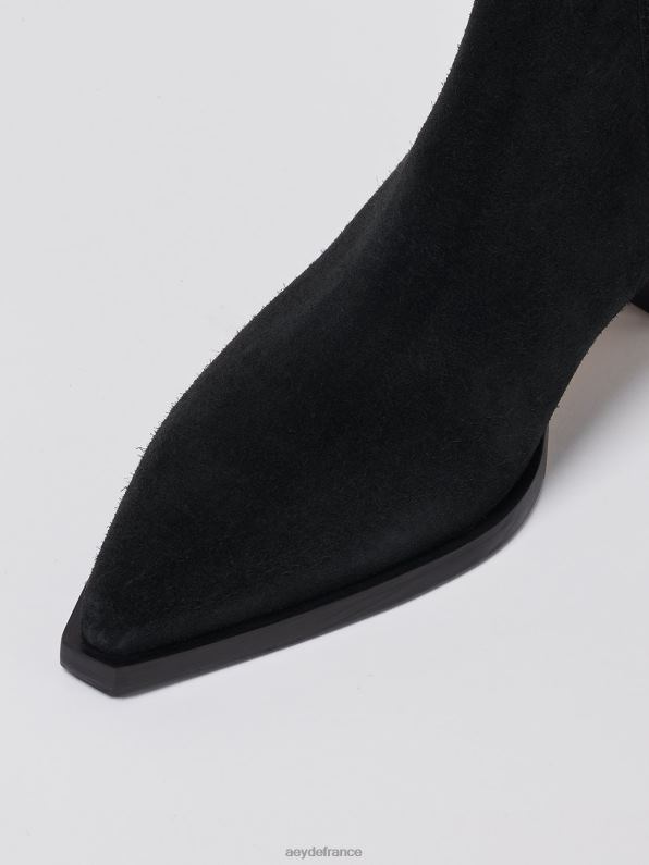 Aeyde être un Suède noir R4DZ251 chaussure