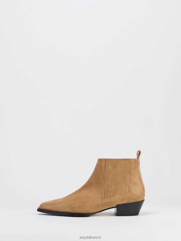 Aeyde être un daim caramel R4DZ253 chaussure