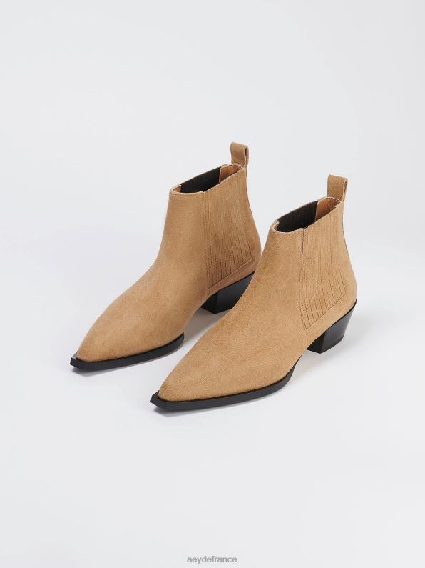 Aeyde être un daim caramel R4DZ253 chaussure