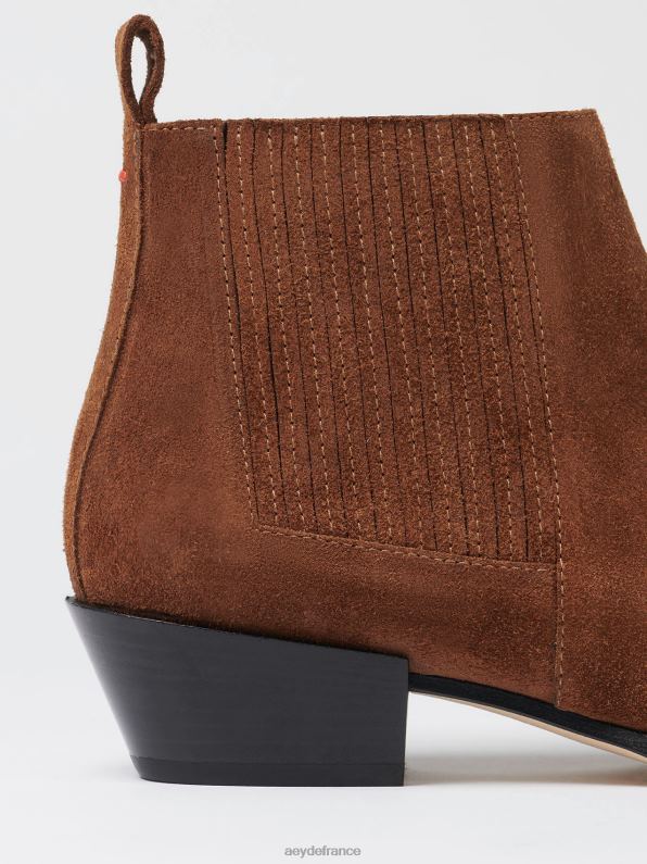 Aeyde être un daim marron R4DZ252 chaussure