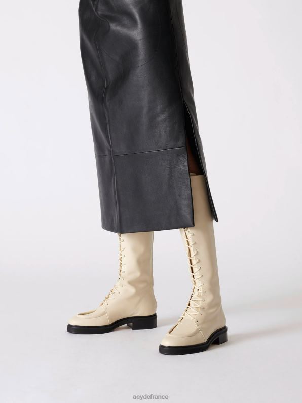 Aeyde Mathilde veau crémeux R4DZ220 chaussure
