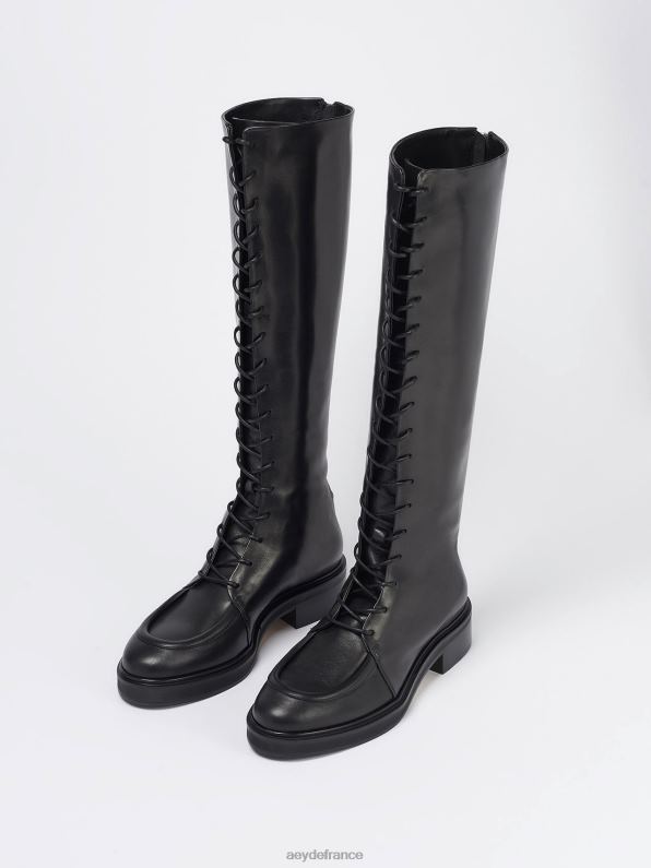 Aeyde Mathilde veau noir R4DZ219 chaussure