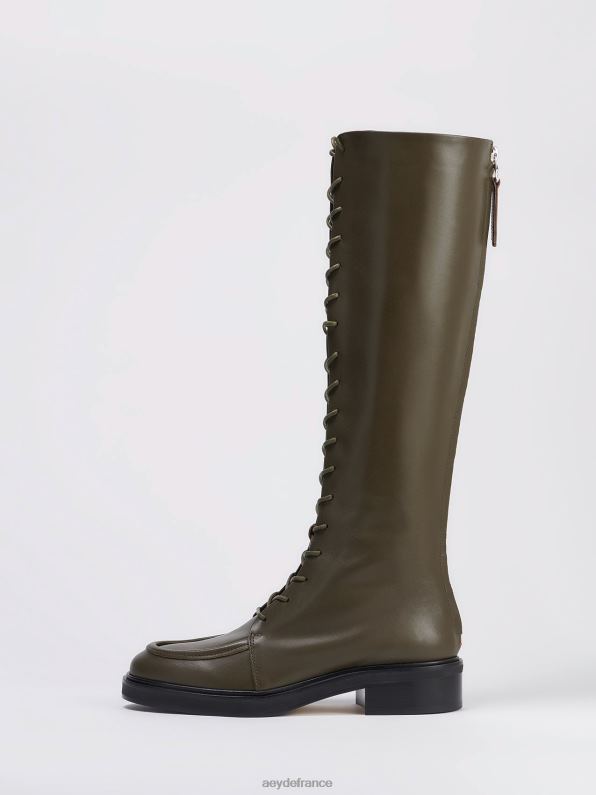 Aeyde Mathilde veau olive R4DZ221 chaussure