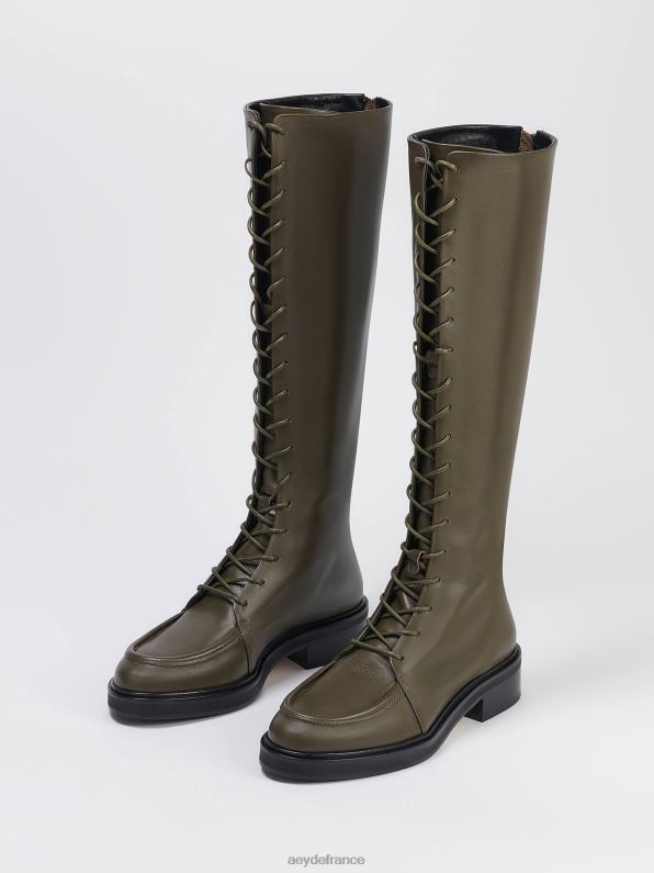 Aeyde Mathilde veau olive R4DZ221 chaussure