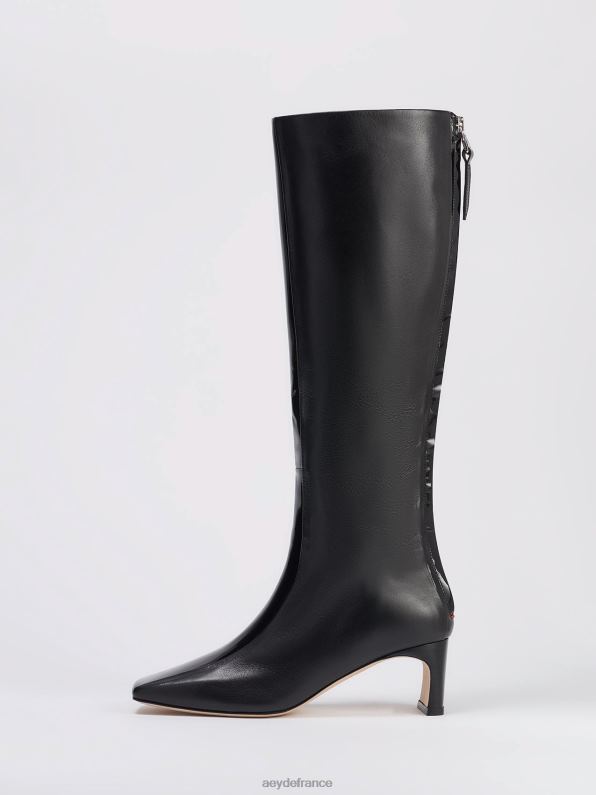 Aeyde Morgane veau noir/vernis R4DZ2114 chaussure