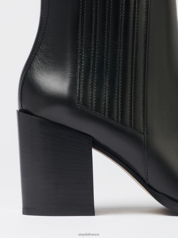 Aeyde Nat veau noir R4DZ270 chaussure