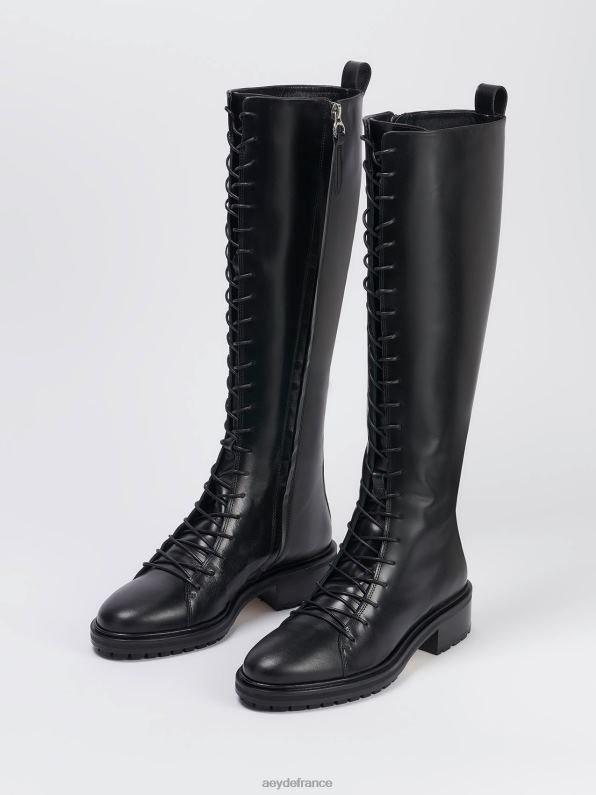 Aeyde Rikki veau noir R4DZ27 chaussure