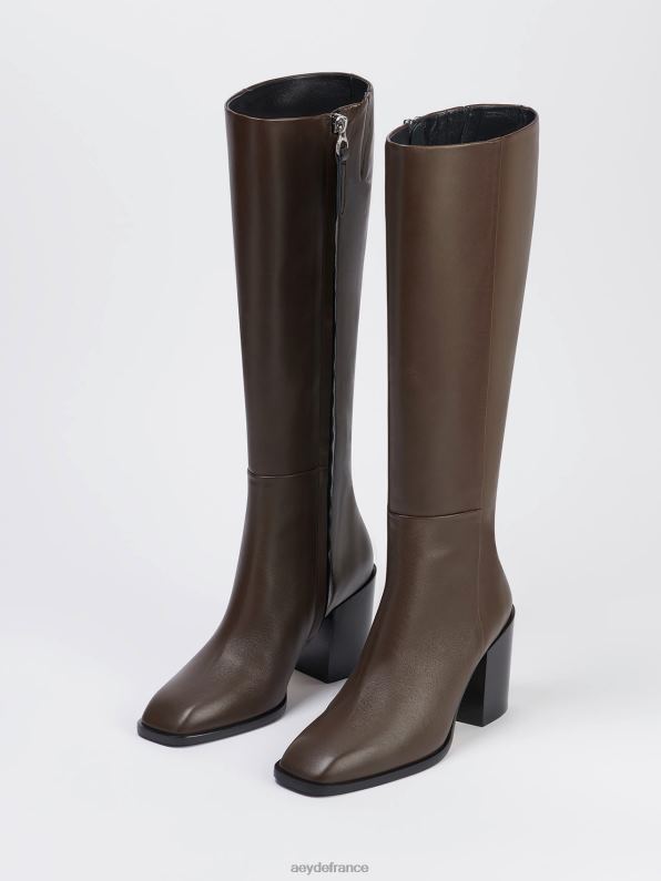 Aeyde Thérèse veau moka R4DZ273 chaussure