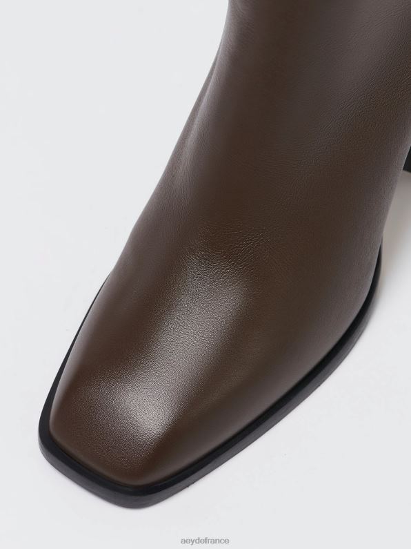 Aeyde Thérèse veau moka R4DZ273 chaussure