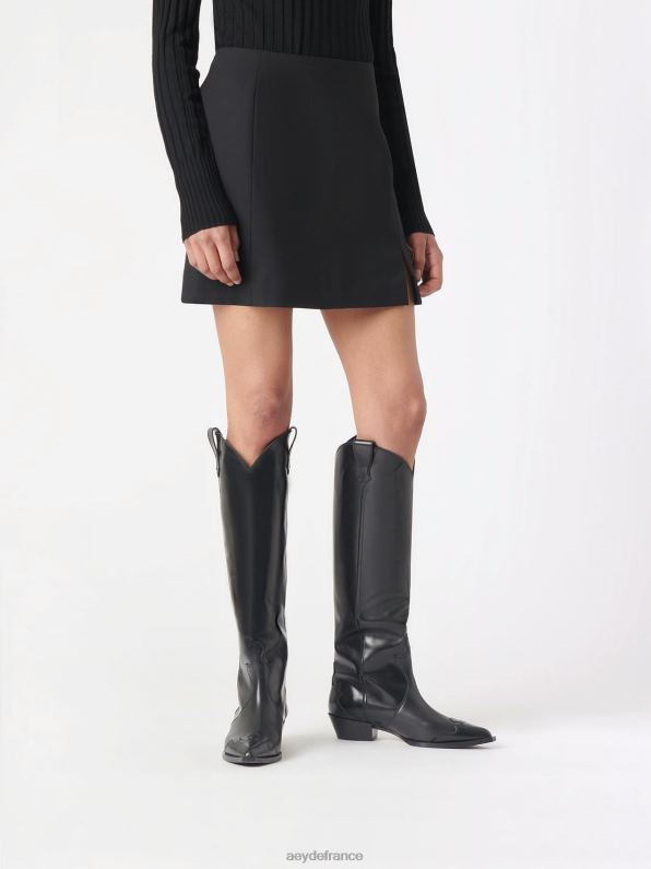 Aeyde aruna veau noir R4DZ2268 chaussure