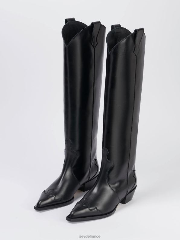 Aeyde aruna veau noir R4DZ2268 chaussure