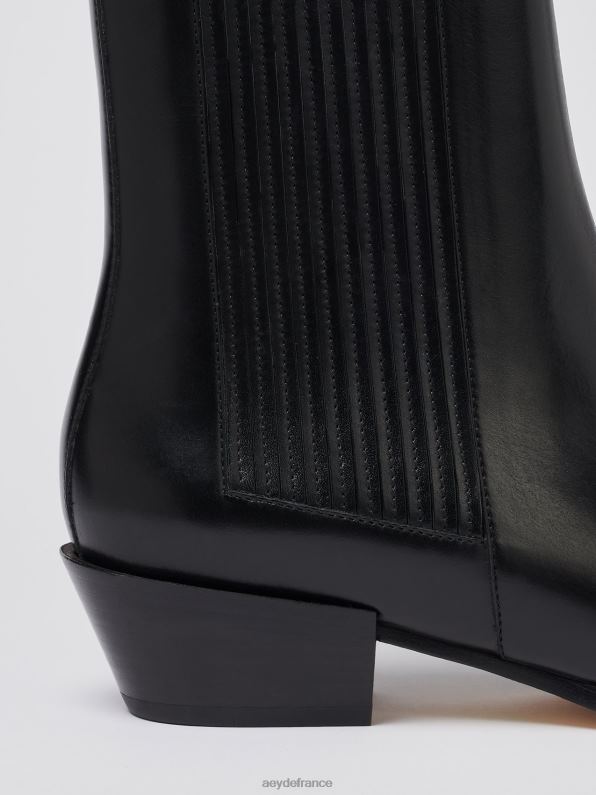 Aeyde bélinda veau noir R4DZ233 chaussure