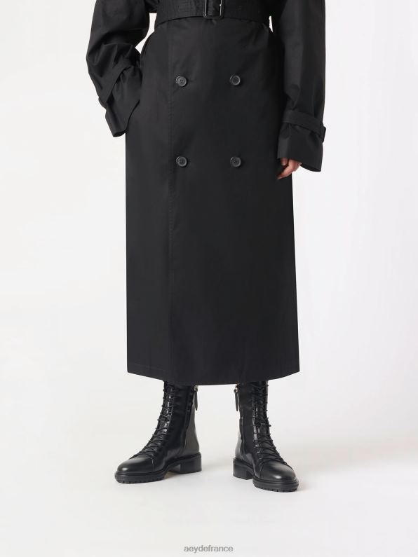 Aeyde est un veau noir R4DZ25 chaussure
