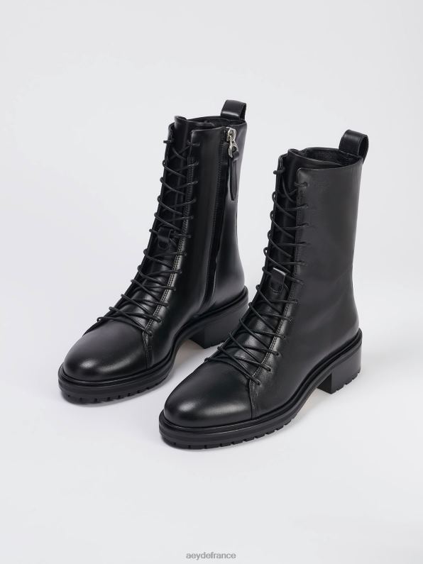 Aeyde est un veau noir R4DZ25 chaussure