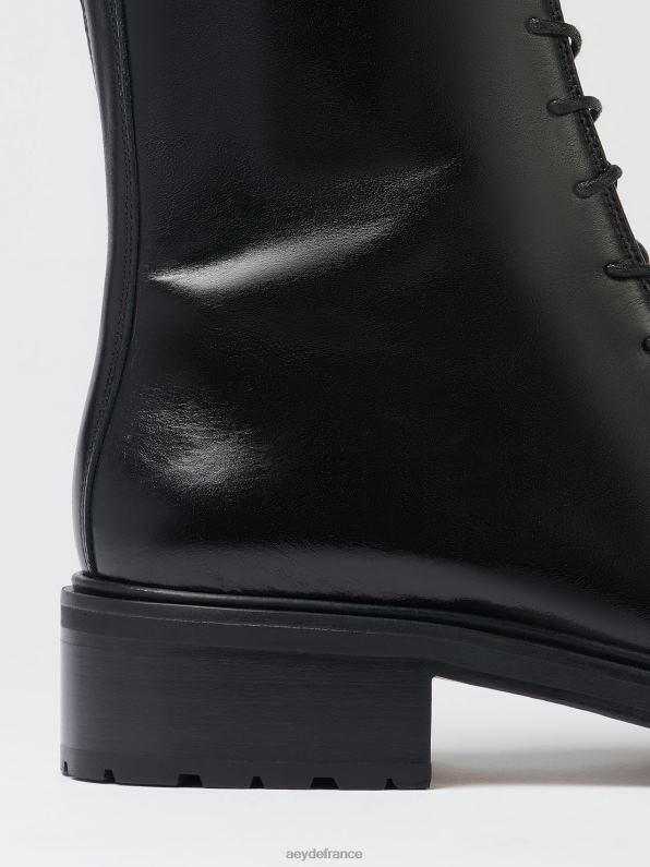 Aeyde est un veau noir R4DZ25 chaussure