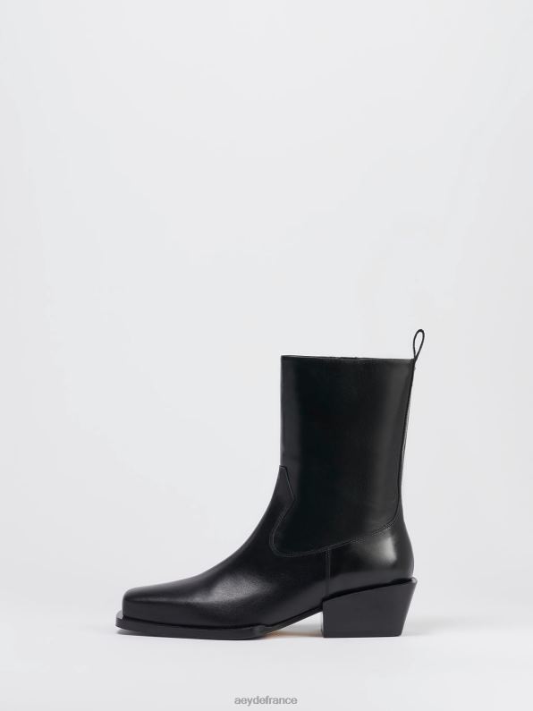 Aeyde facture veau noir R4DZ229 chaussure