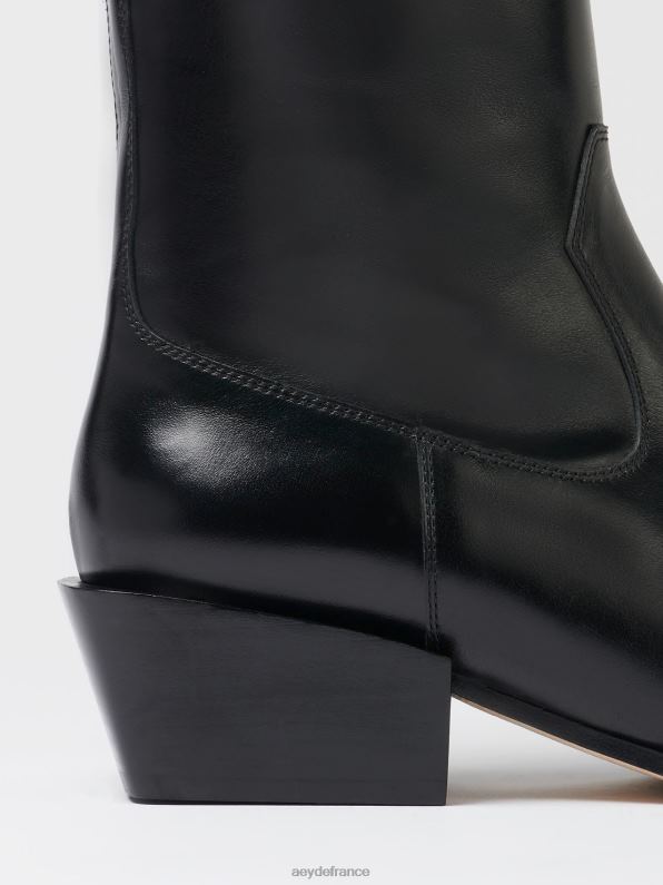Aeyde facture veau noir R4DZ229 chaussure