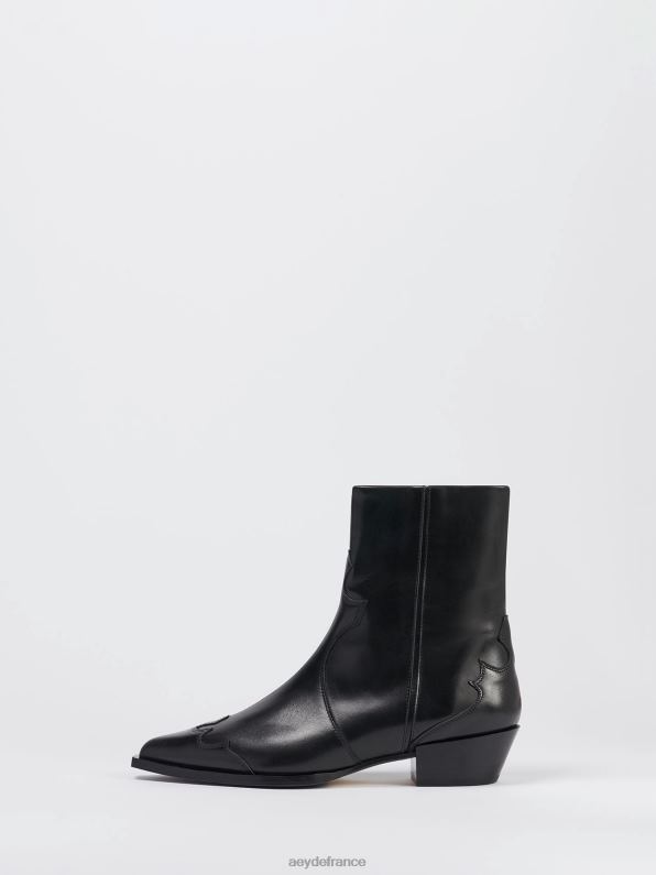 Aeyde hester veau noir R4DZ2255 chaussure