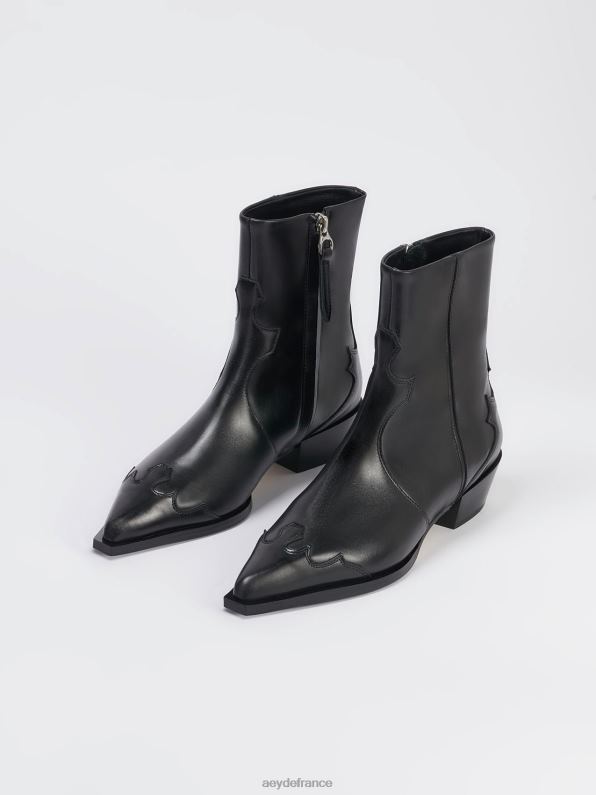 Aeyde hester veau noir R4DZ2255 chaussure