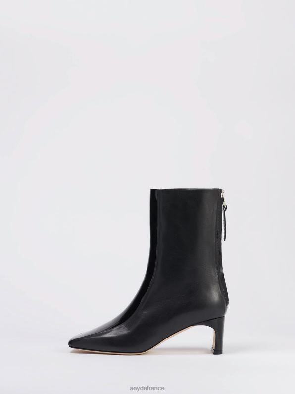 Aeyde manou veau noir/vernis R4DZ2112 chaussure