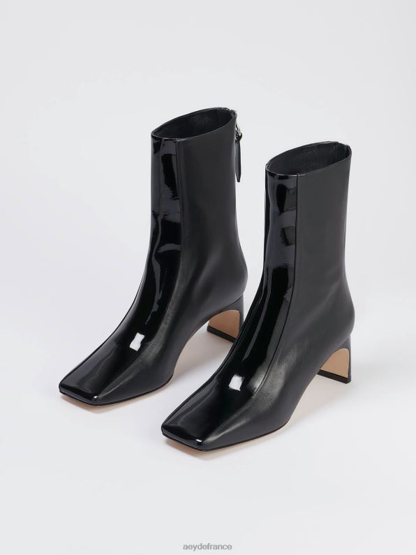 Aeyde manou veau noir/vernis R4DZ2112 chaussure