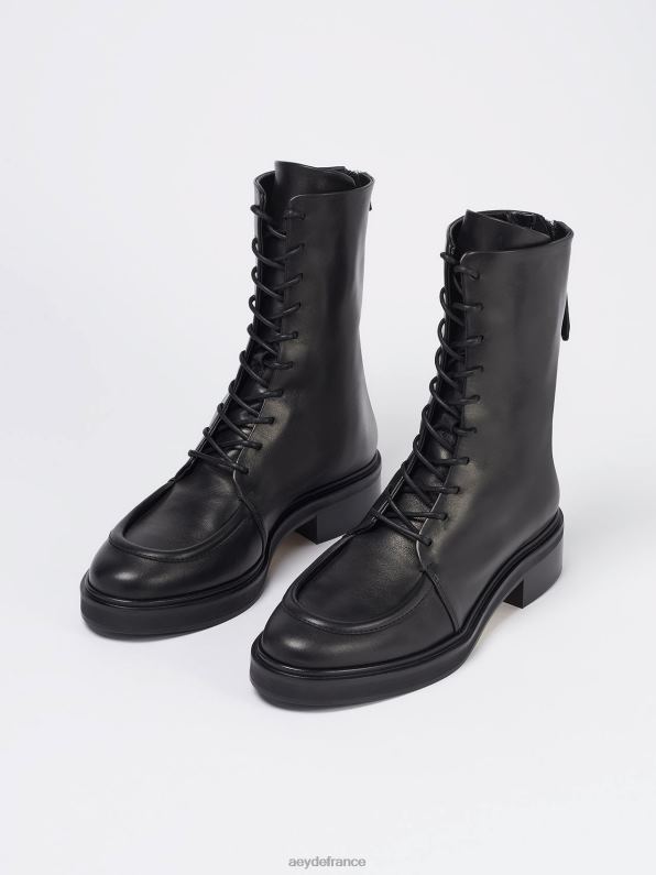 Aeyde maximum veau noir R4DZ216 chaussure