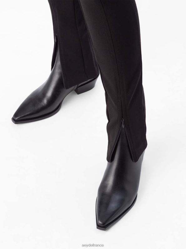 Aeyde rubis veau noir R4DZ236 chaussure