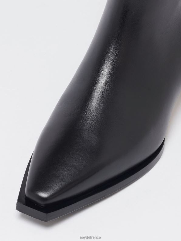 Aeyde rubis veau noir R4DZ236 chaussure