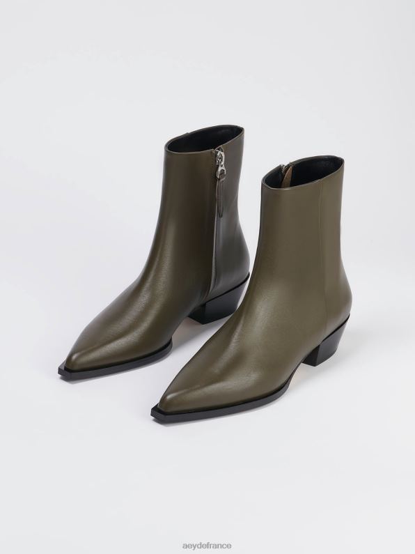 Aeyde rubis veau olive R4DZ237 chaussure