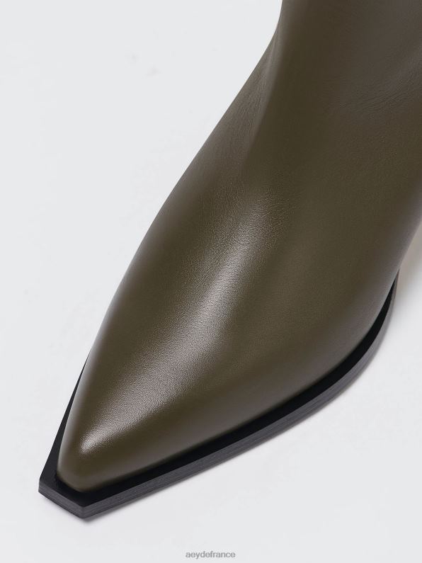 Aeyde rubis veau olive R4DZ237 chaussure