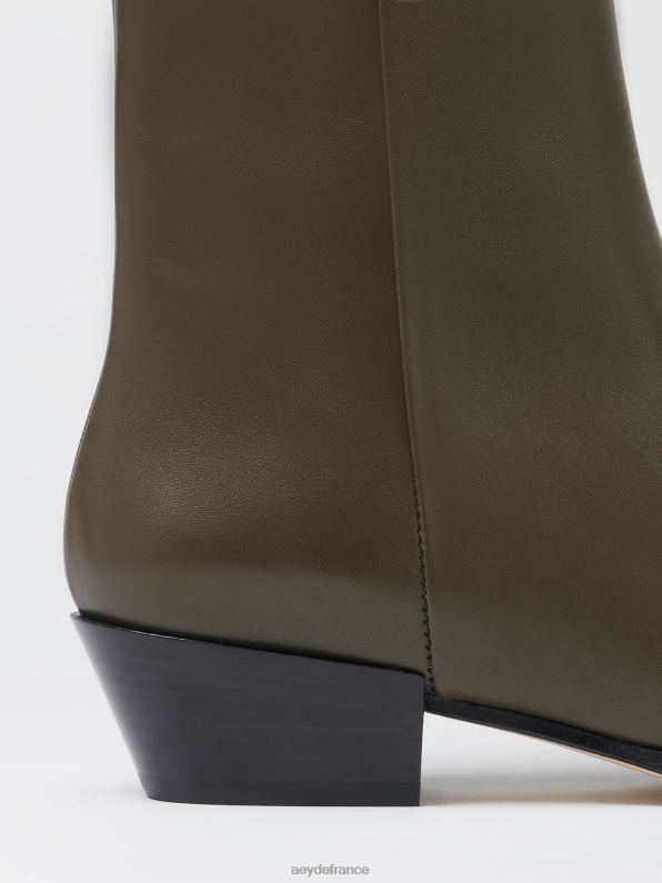 Aeyde rubis veau olive R4DZ237 chaussure