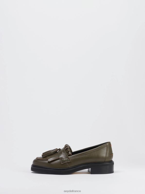 Aeyde Éryne veau olive R4DZ2240 chaussure