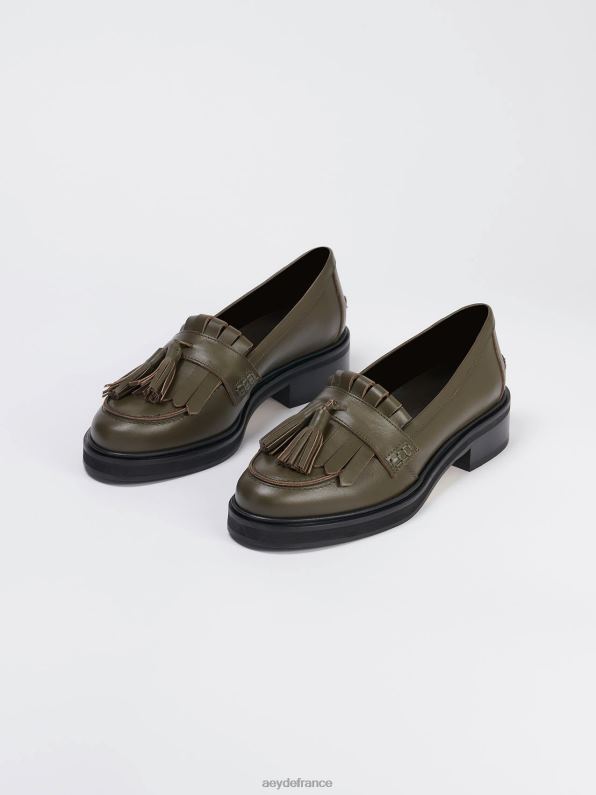 Aeyde Éryne veau olive R4DZ2240 chaussure