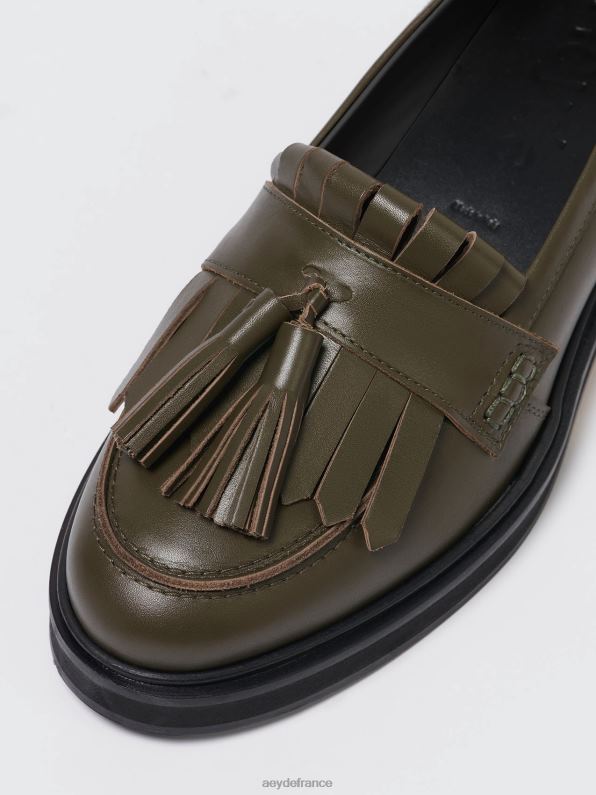 Aeyde Éryne veau olive R4DZ2240 chaussure