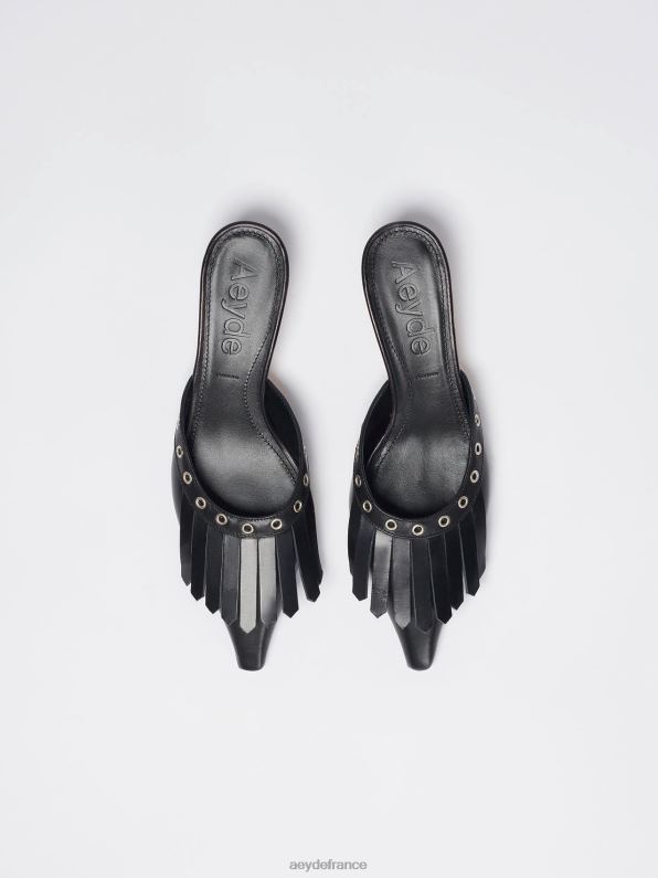 Aeyde tania veau noir R4DZ298 chaussure