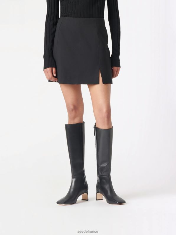 Aeyde tove veau noir R4DZ279 chaussure